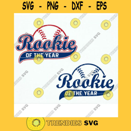 Rookie of the Year. Rookie baseball SVG Baseball Rookie SVG Cut File Sport SVG Baseball svg Cricut Silhouette Studio svg png eps