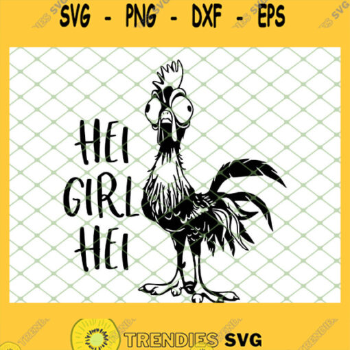 Rooster Hei Girl Hei SVG PNG DXF EPS 1