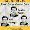 Rosa Parks Civil Rights Icon Combo Pack svg png ai eps dxf DIGITAL files for Cricut CNC and other cut projects Design 297