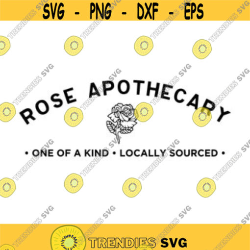 Rose Apothecary Decal Files cut files for cricut svg png dxf Design 2