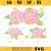 Rose Flower SVG DXF Files for Cricut and Silhouette Spring Flower svg dxf Cut File Clipart Commercial Use copy