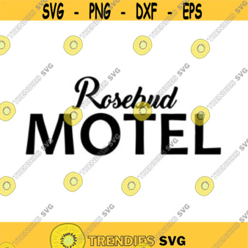 Rosebud Motel Decal Files cut files for cricut svg png dxf Design 9