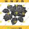 Roses svg rose svg flower svg png dxf Cutting files Cricut Funny Cute svg designs print for t shirt flowers svg Design 247