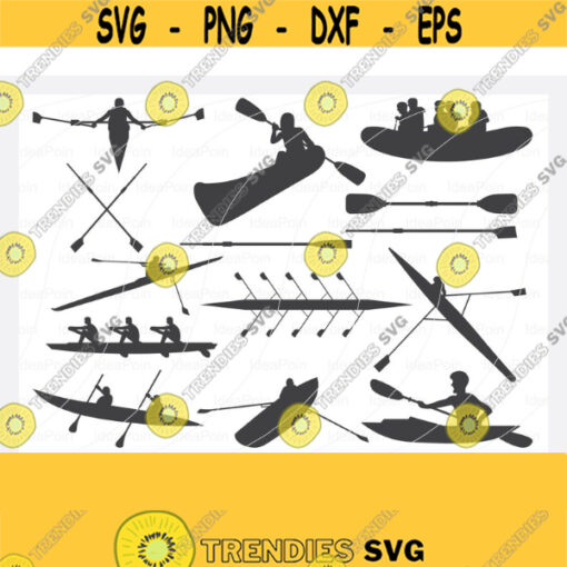 Rowing SVG Rowing SVG Bundle Rowing Oar Svg Rowing Silhouette kayak SVG Oar Silhouette Rowing Cut Files Paddle Svg Paddle Silhouette