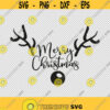 Rudolph The Red Nosed Reindeer Merry Christmas SVG PNG EPS File For Cricut Silhouette Cut Files Vector Digital File
