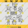 Rugrats Bundle Collection SVG PNG EPS File For Cricut Silhouette Cut Files Vector Digital File