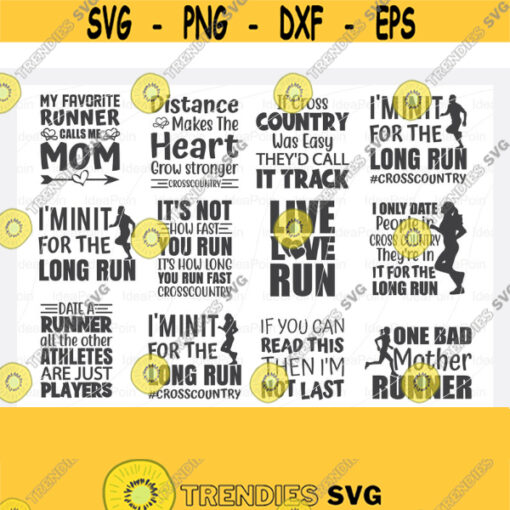 Running SVG Cross Country Runner Svg Running Svg Bundle Run Svg Bundle Workout Svg Digital Download Png Eps Running Jpg Run