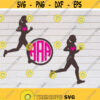 Running svg workout svg runner svg track and field svg track svg marathon svg 5k svg iron on clipart girl svg SVG DXF eps png Design 53