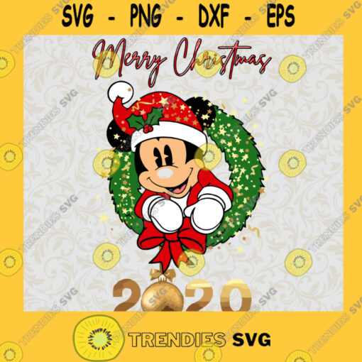 SMickey Christmas SVG Disney Christmas SVG Mickey Santa SVG Holiday Minnie Svg File For Cricut