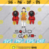 SQUID GAME KDrama Movie Squid Game SvG PNG eps dxf. Design 383