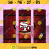 STRAIGHT 20oz San Francisco 49ers Football JPG PNG image Tumbler File For Sublimation Ready To Cut Digital File
