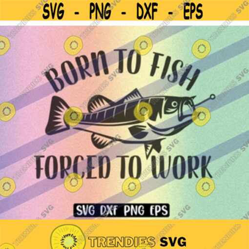 SVG Born Fish dxf png eps instant download vector file Design 195