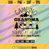 SVG Camping Grandma dxf png eps young at heart hike tent trailer camper nana mother who loves camping Design 66