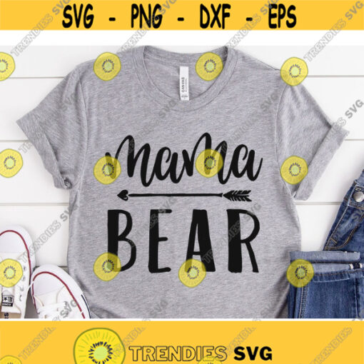 SVG Cut Files Mama Bear SVG Cut Files Svg Cut File Bear Svg Cut File Mama Svg Cut File Design 674