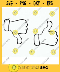 SVG File Cartoon Hand Approved. Like Thumbs Up Thumbs Down Hand Gestures Clip Art Svg Dxf Png Eps Cut files for Cricut Silhouette Cameo