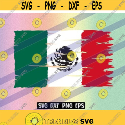 SVG Flag instant download cricut cutfile Mexican Design 117