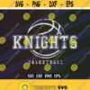 SVG Knights Basketball cutfile download dxf png eps School spirit distressed Design 187