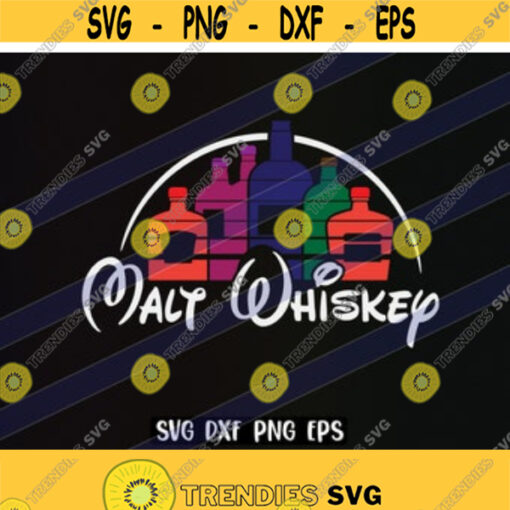 SVG Malt Whiskey dxf png eps instant download shirt gift Silhouette cameo cricut vacation trip Design 59