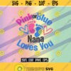 SVG Pink or Blue Nana Loves You dxf png eps instant download Reveal party Design 57