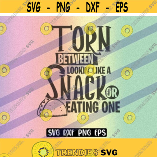 SVG Torn dxf png eps Download vector file cutfile cricut Looking like a snack sublimation Design 129