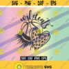 SVG Wildcats Basketball cutfile download dxf png eps School spirit distressed leopard skin heart spots Design 87