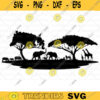 Safari Africa Animal SVG Elephant Giraffe Safari Clipart Safari Svg Safari Png Scene Africa Animals Vector SVG Files for Cricut 31 copy