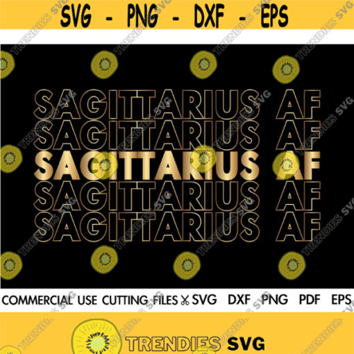 Sagittarius AF SVG Sagittarius Svg File Afro Svg Birthday Gift November Svg December Svg Zodiac Shirt Svg Cut File Silhouette Cricut Design 213