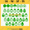 Saint PatrickS Day Leaf Clover Shamrock Earring SVG PNG DXF EPS 1