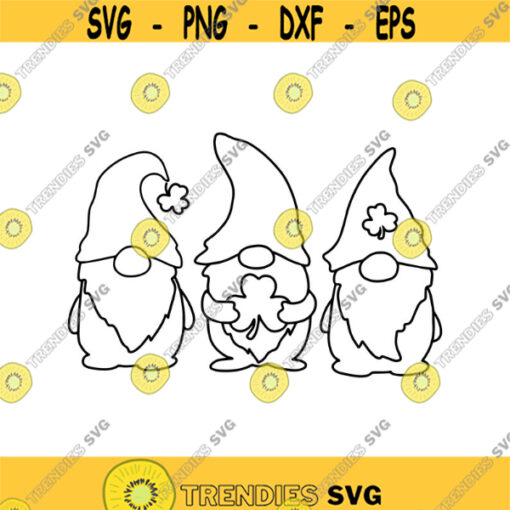 Saint Patricks Day Knomes Decal Files cut files for cricut svg png dxf Design 292