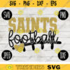 Saints Football SVG Team Spirit Heart Sport png jpeg dxf Commercial Use Vinyl Cut File Mom Dad Fall School Pride Cheerleader Mom 370