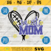 Saints Mom Football SVG Team Spirit Heart Sport png jpeg dxf Commercial Use Vinyl Cut File Mom Dad Fall School Pride Cheerleader 780