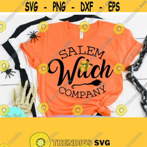 Salem Witch Company Halloween SVG Files For Cricut Halloween Transfers Witch Tshirt Witches Svg Dxf Eps Png Digital File Design 633