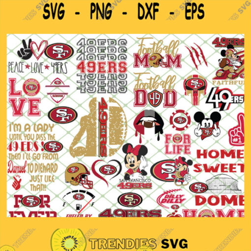 San Francisco 49ers NFL SVG Bundle 1