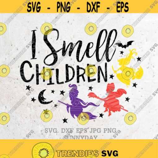 Sanderson Sisters SVGI Smell Children SvgHocus Pocus SvgSvg File DXF Png Eps Silhouette Print Vinyl Cricut Cutting SVG T shirt Design Dxf Design 253