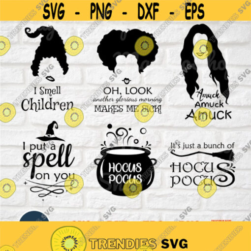 Sanderson Sisters svg Halloween svg witch svg Digital Printable File for Cricut Cutting for T shirt Sticker Craft Cameo Vinyl Cut File Design 221