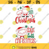 Santa Claus Days till Christmas Christmas carol Winter Cuttable Design SVG PNG DXF eps Designs Cameo File Silhouette Design 1511
