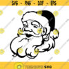 Santa Claus Decal Files cut files for cricut svg png dxf Design 415