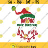 Santa Claus Merry Christmas Monogram Machine Embroidery INSTANT DOWNLOAD pes dst Design 836