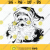 Santa Claus SVG Files for Cricut Christmas Vector Images Clipart Christmas svg Eps Png Dxf xmas Santa Claus Face svg Head clip art Design 20