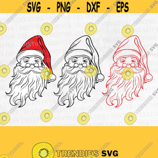 Santa Claus Svg File Santa Cut Files Christmas Svg Christmas Shirt Christmas Santa Svg Christmas Png Santa Png CutfilesDesign 486