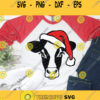 Santa Cow SVG Christmas svg Santa Claus Svg Santa Clipart Christmas vector Christmas svg Santa Svg cut file Cow svg xmas heifer svg