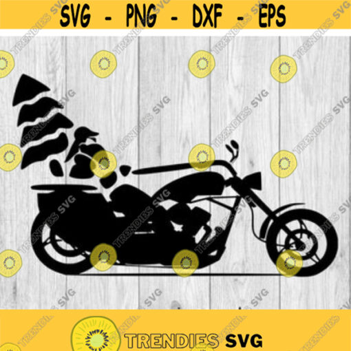 Santa Motorcycle Sleigh svg png ai eps dxf files for Auto Decals Vinyl Decals Printing T shirts CNC Cricut other cut files Design 37