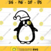 Santa Penguin SVG Christmas Penguin svg Penguin Svg Christmas SVG Christmas hat Svg Xmas Penguin Svg Cute Christmas penguin svg file