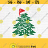 Santa Please Stop Here Svg File Christmas Tree Svg Merry Christmas Svg Christmas Svg Files Christmas Svg for Shirts Cutting FileDesign 429