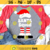 Santa Squad Svg Matching Family Svg Santa Claus Svg Santa Hat Svg Christmas Squad Svg Svg Files for Cricut Sibling Shirt Svg.jpg