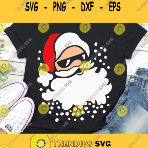 Santa Svg Santa Claus SVG Father Christmas svg Santa Claus Face Svg Santa Clipart Christmas svg cut files Santa Svg files for cricut Design 293