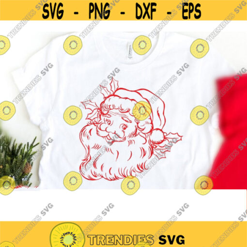 Santa Svg Santa Claus SVG Father Christmas svg Santa Claus Face Svg sublimation Christmas svg cut files Santa Svg files for cricut