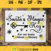 Santa39s Magic Key SVG Christmas svg Santa Sign Svg Christmas Sign Svg Svg Files For Cricut Sublimation Designs Downloads