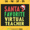 Santas Favorite Virtual Teacher Christmas SVG PNG DXF EPS 1