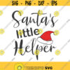 Santas little helper svg baby svg christmas svg png dxf Cutting files Cricut Funny Cute svg designs print for t shirt quote svg Design 236